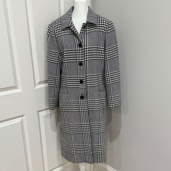 Noviello-Bloom Classic Black and White Houndstooth Woman’s Size 14 - Picture 3 of 4